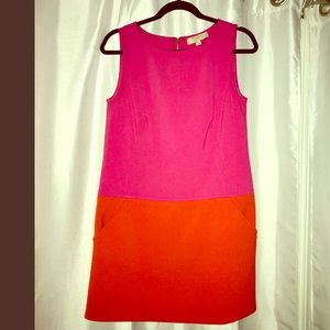 Ann Taylor Loft Color Block Dress Sz 6